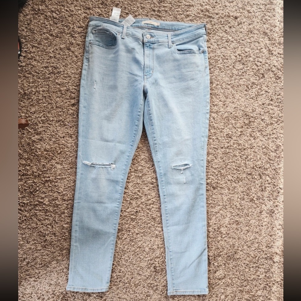 Levi’s 711™ Skinny Jeans for Women - Size 32, Light Blue - Picture 2 of 8